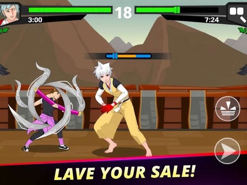 Intense combat in Bleach Fury 3D Combat Bleach Fury 3D Combat gameplay screenshot